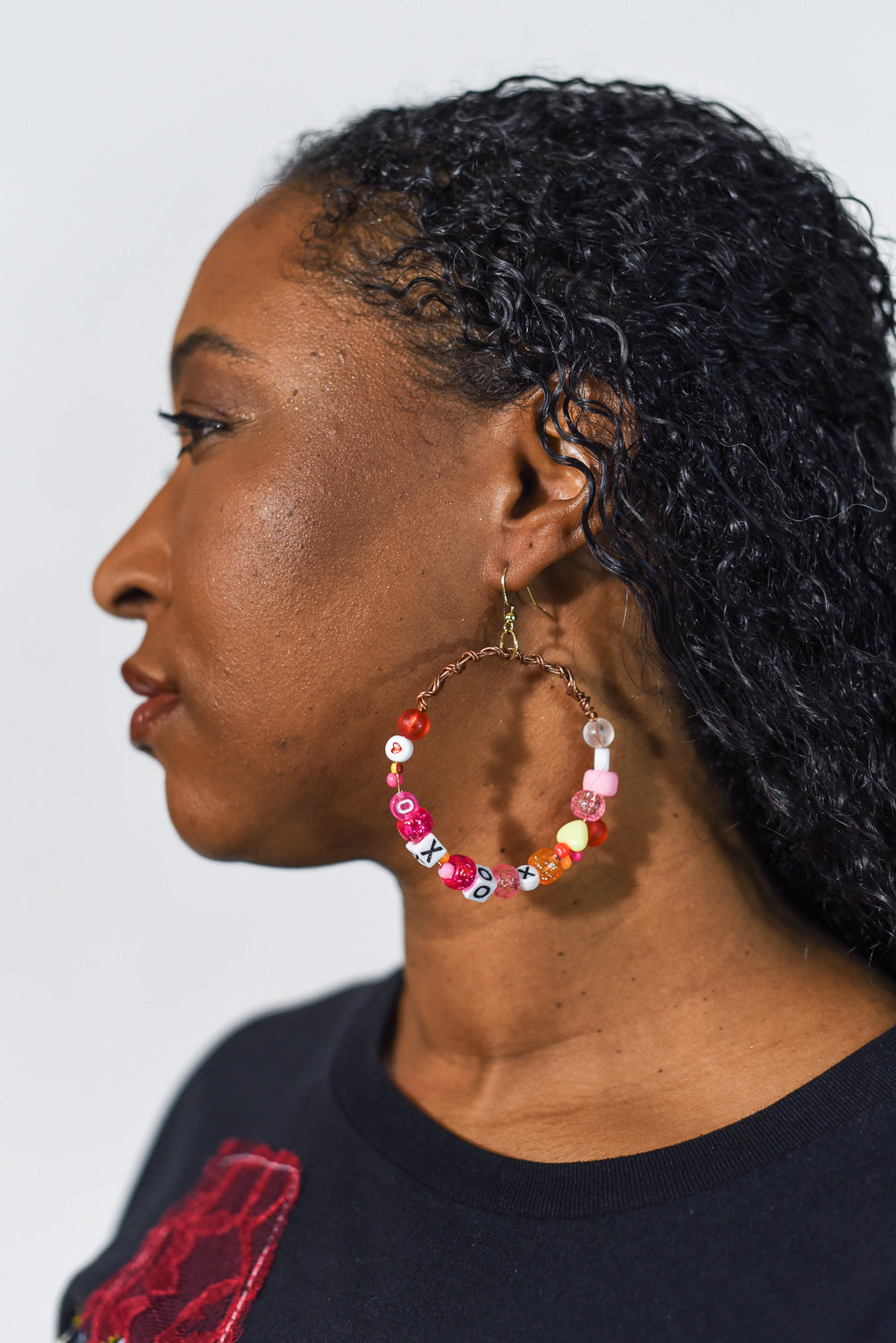 XOXO Vintage Bead Hoop Earrings | Constance Wilde – Conscious Assembly