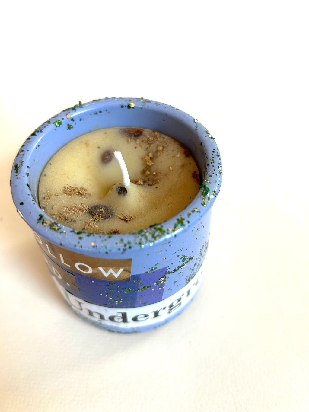 Constance Wilde Upcycled Collage Poetry Candle - Underground