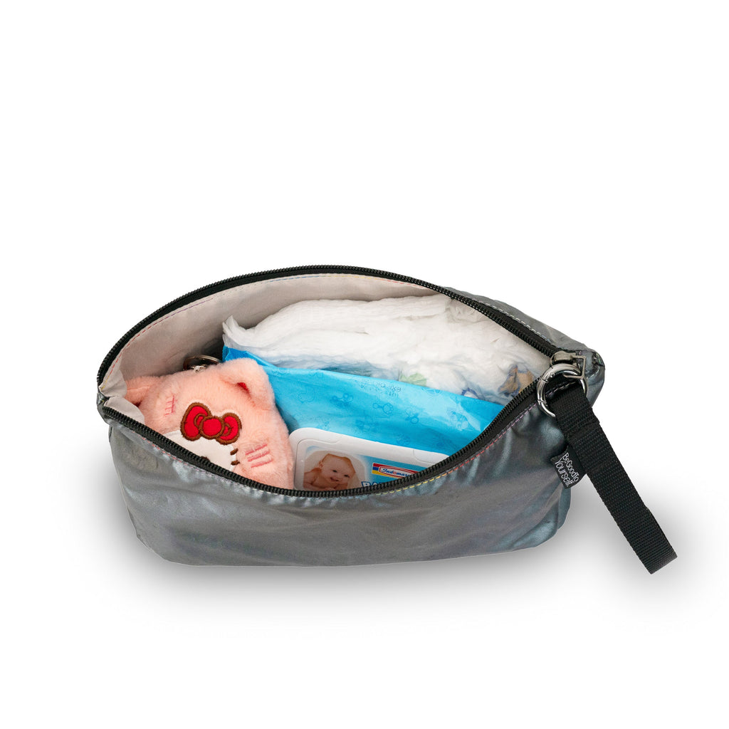 XL Favorite Pouch - Gunmetal Rainbow