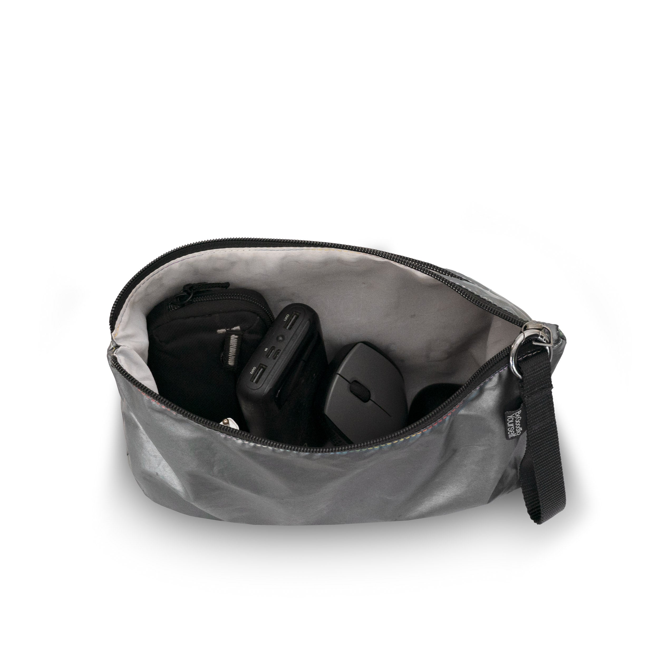XL Favorite Pouch - Gunmetal Rainbow