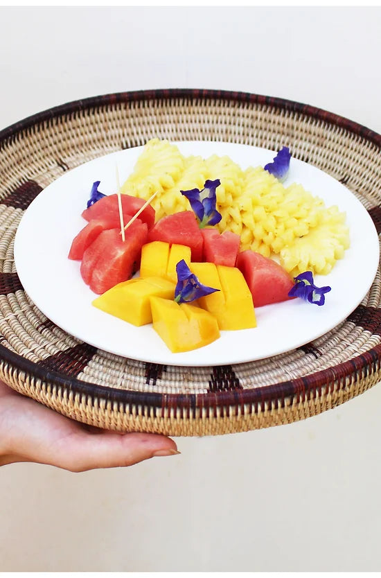 rattan zarava placemats- set of 4