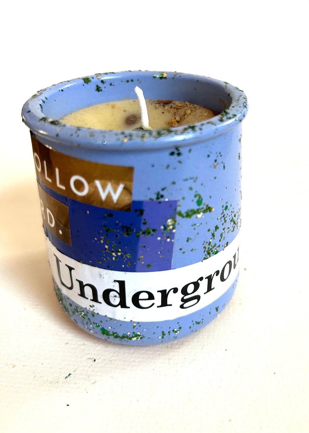 Constance Wilde Upcycled Collage Poetry Candle - Underground