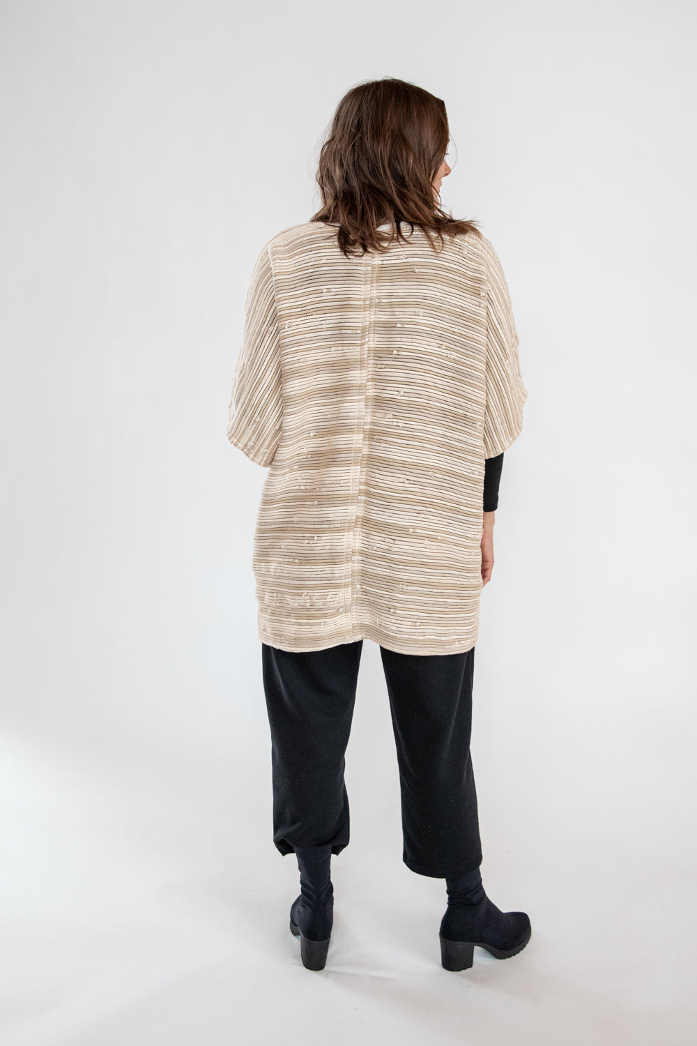 makara handwoven long jacket