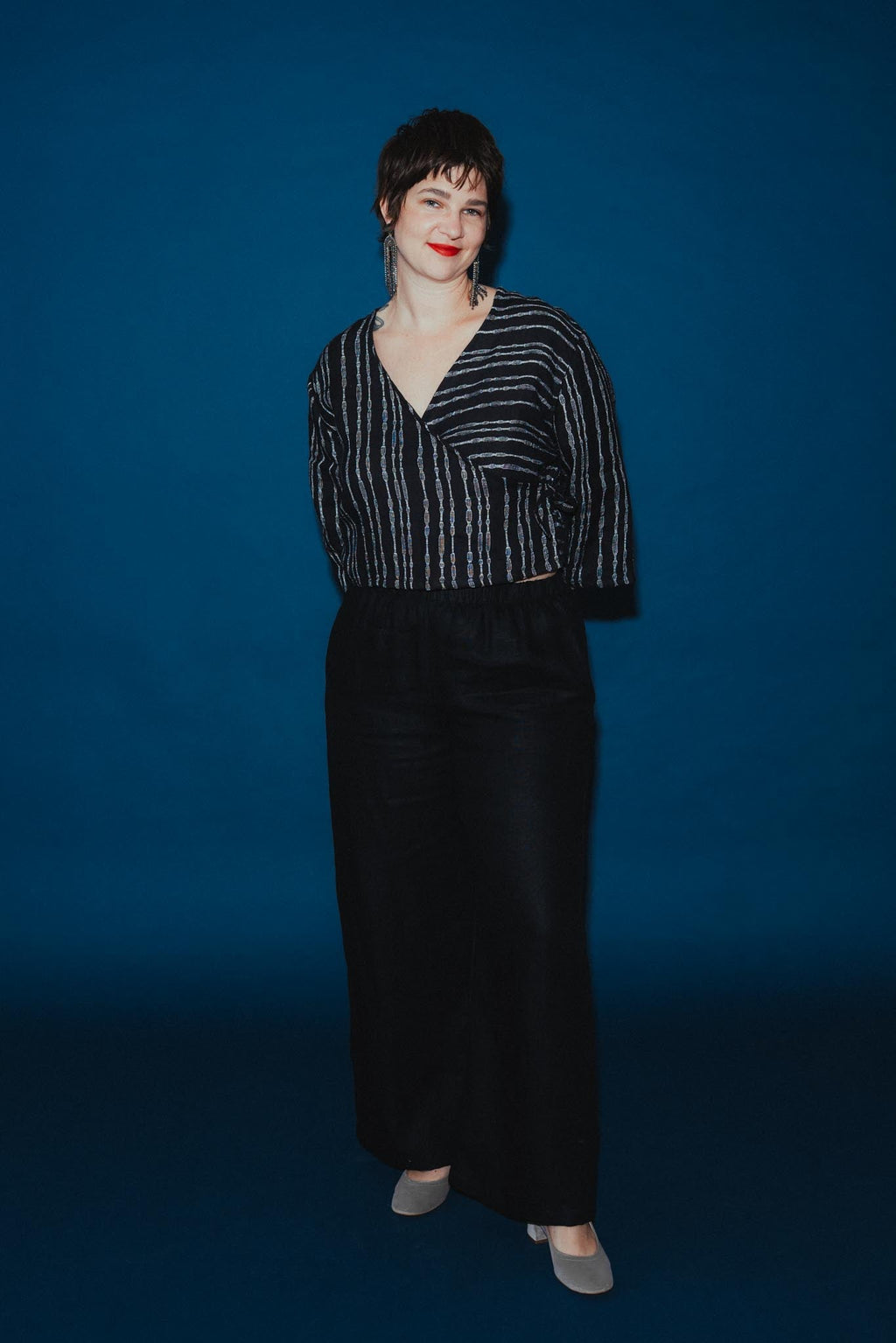 Artemis Top in Radio Stripe