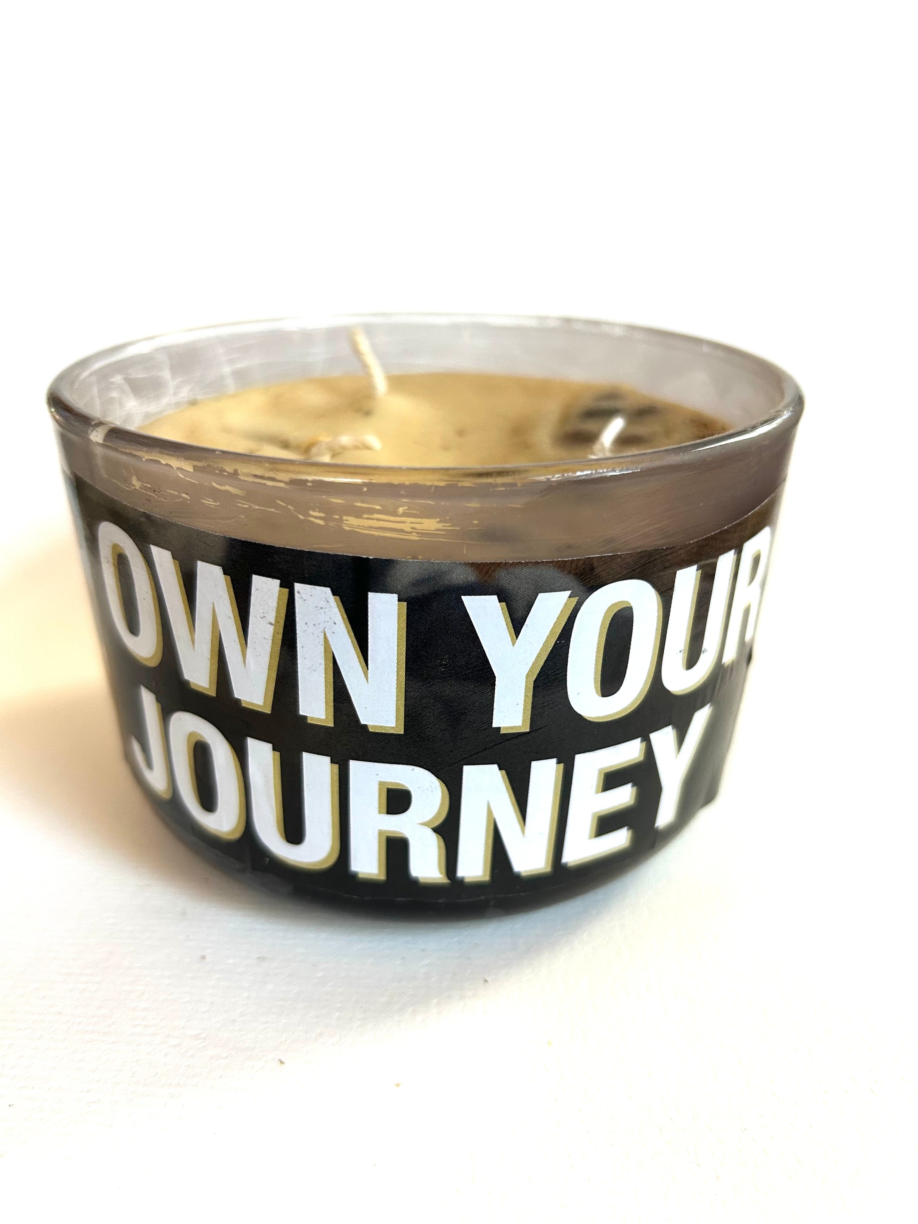 Constance Wilde Upcycled Collage Poetry Candle - Own Your Journey
