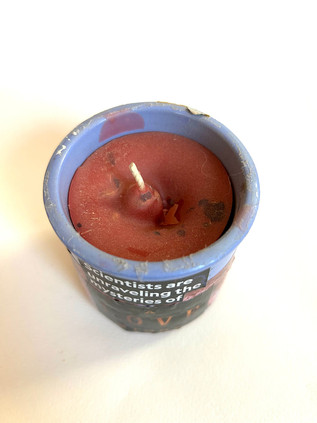 Constance Wilde Upcycled Collage Poetry Candle - A Love Story