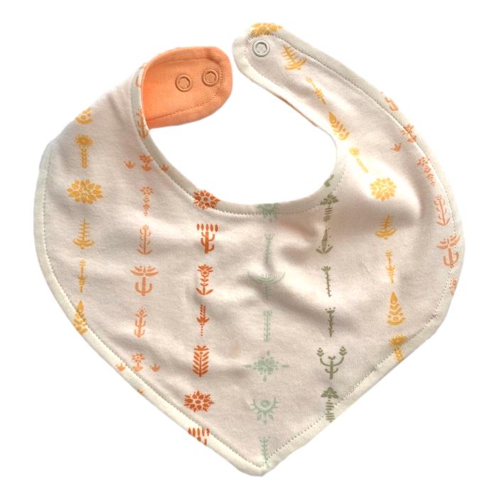 GOTS Certified Organic Cotton Bib - Boho Floral