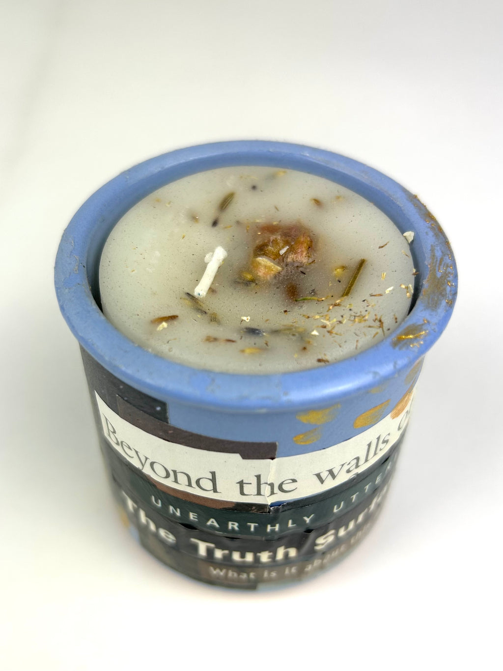 Constance Wilde Upcycled Collage Poetry Candle - Beyond the Walls