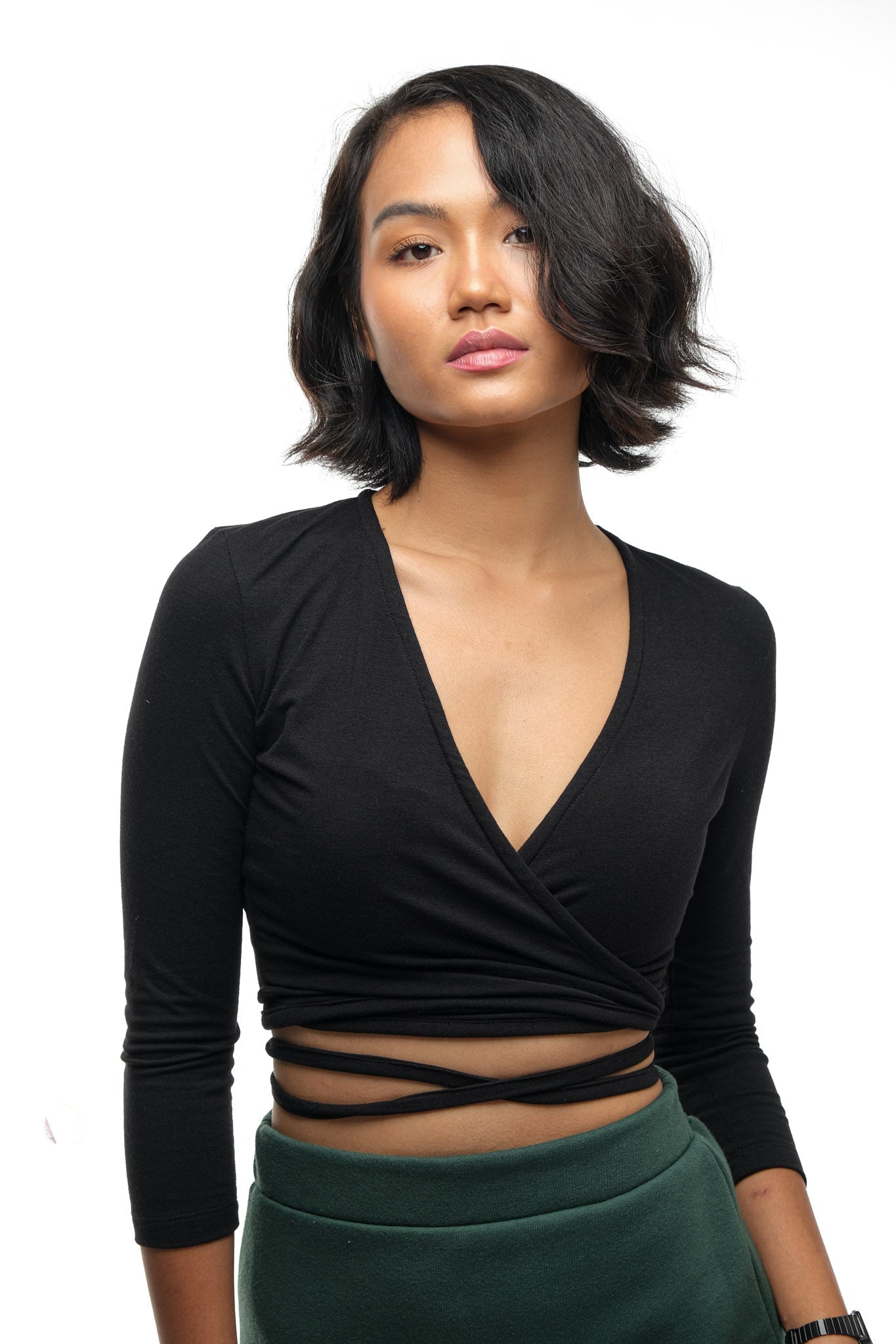 kaya wrap top
