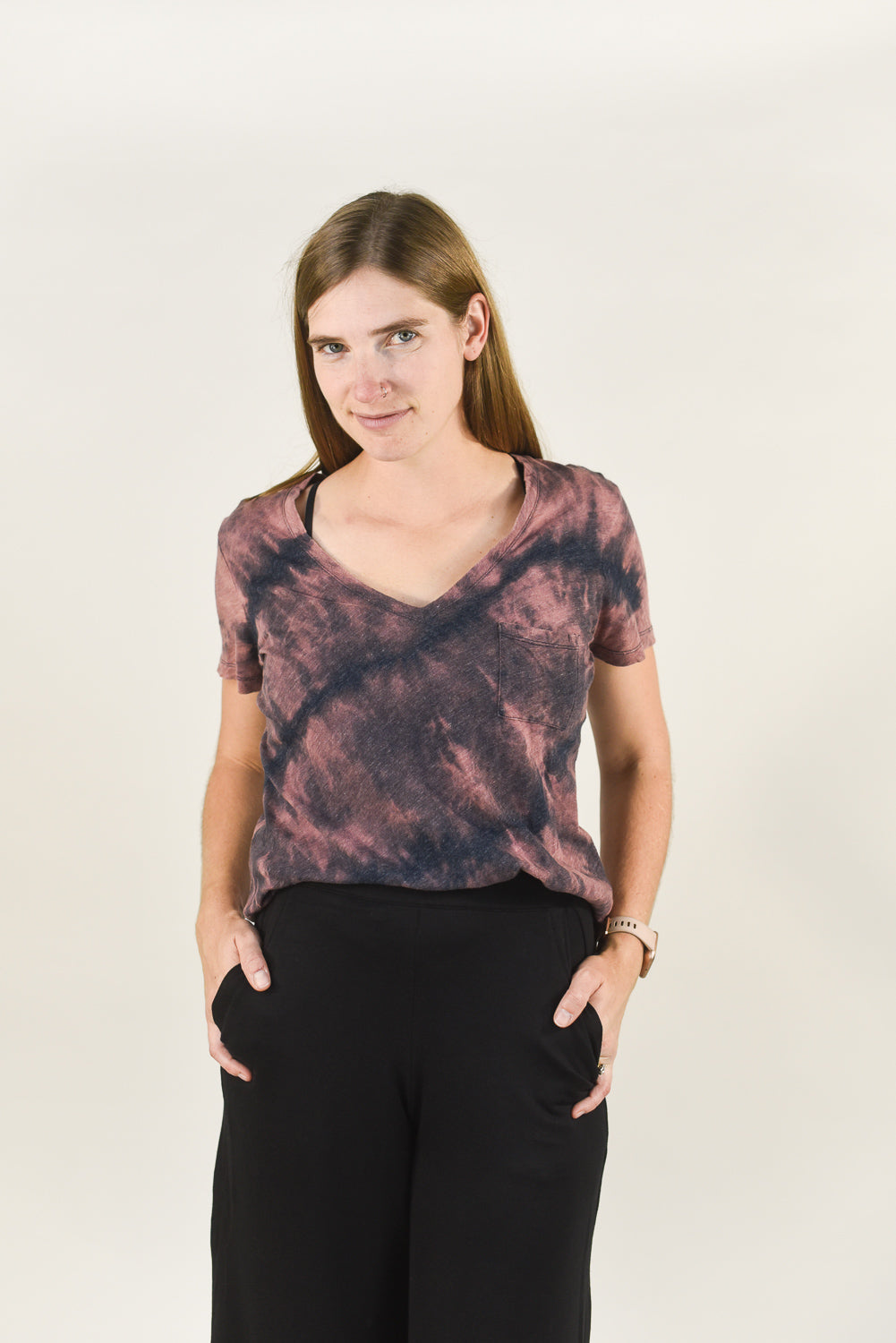 Femme Tie-Dyed Upcycled T-Shirt