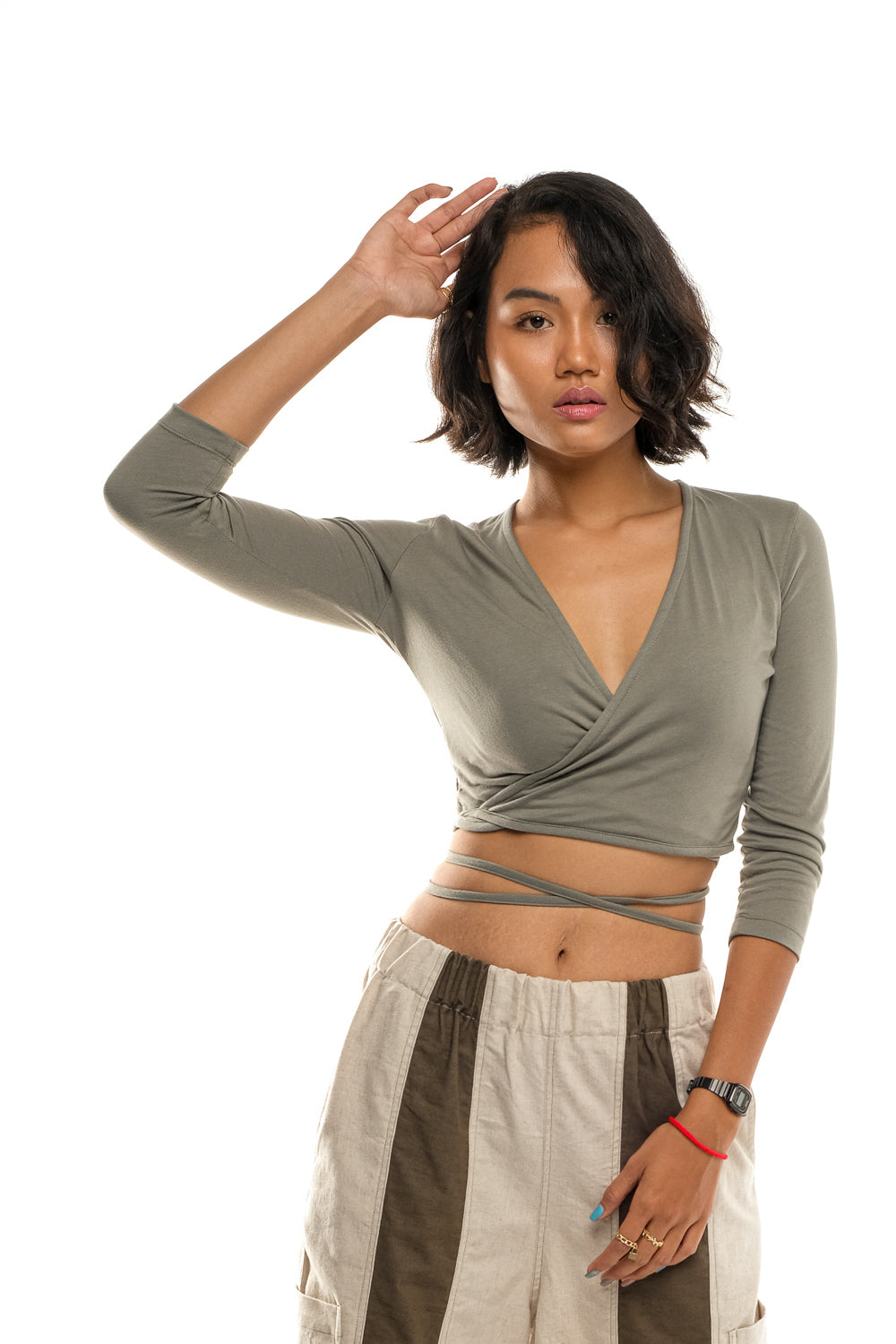 kaya wrap top
