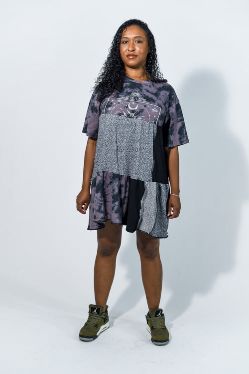 color block t shirt dress Color Block T-Shirt Dress