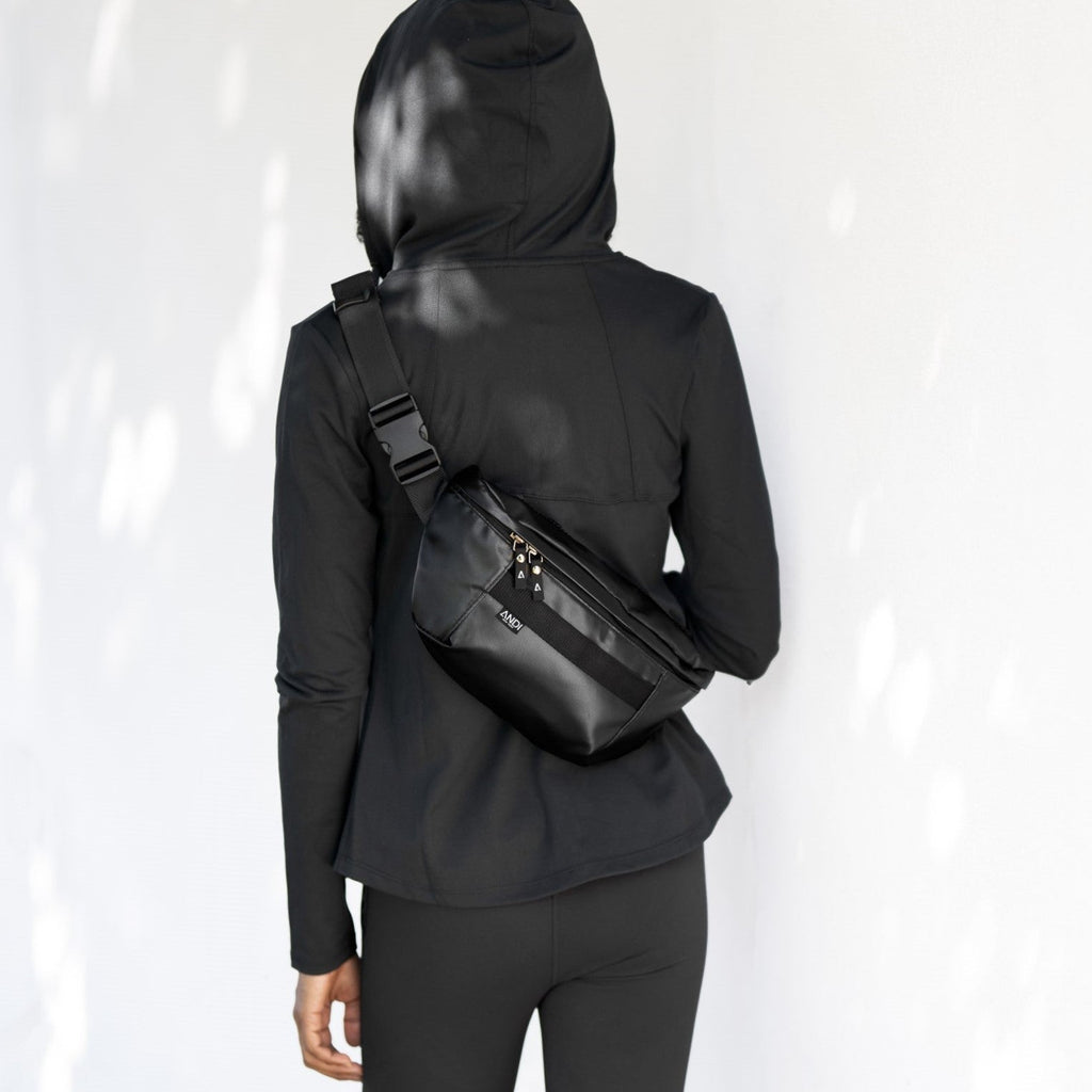 The Bum Bag - Onyx Un-Leather