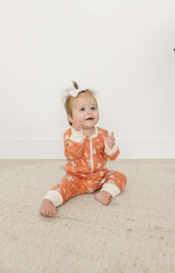 GOTS Certified Organic Cotton Zippy - Desert