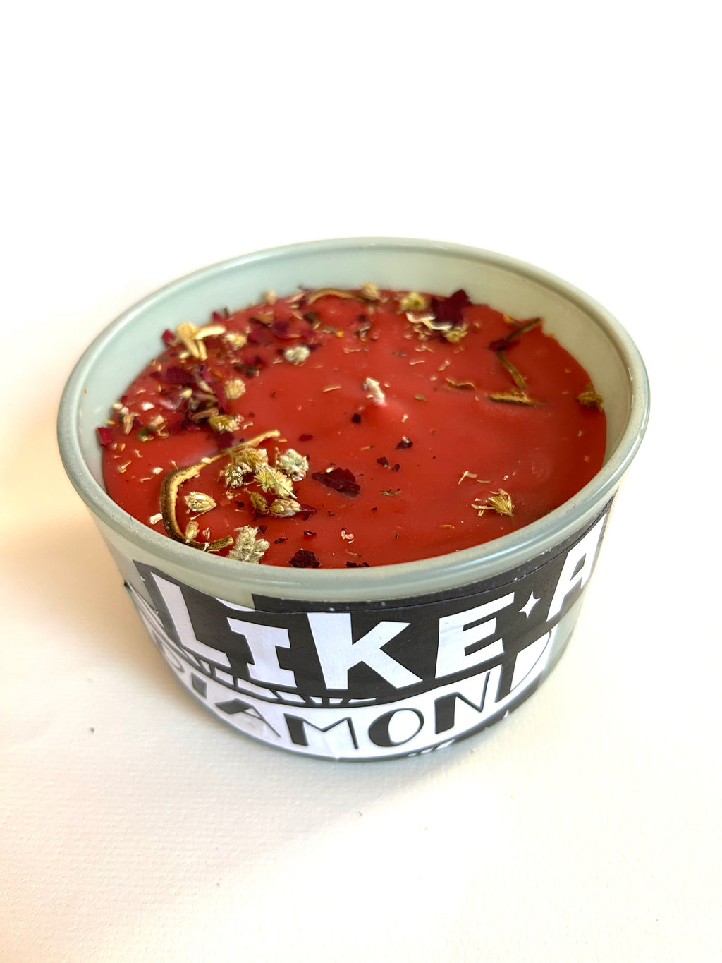 Constance Wilde Upcycled Collage Poetry Candle - Like a Diamond