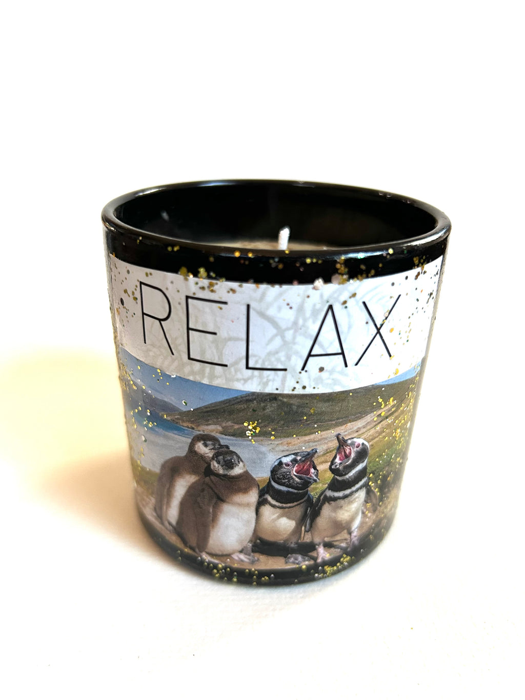 Constance Wilde Upcycled Collage Poetry Candle - Relax
