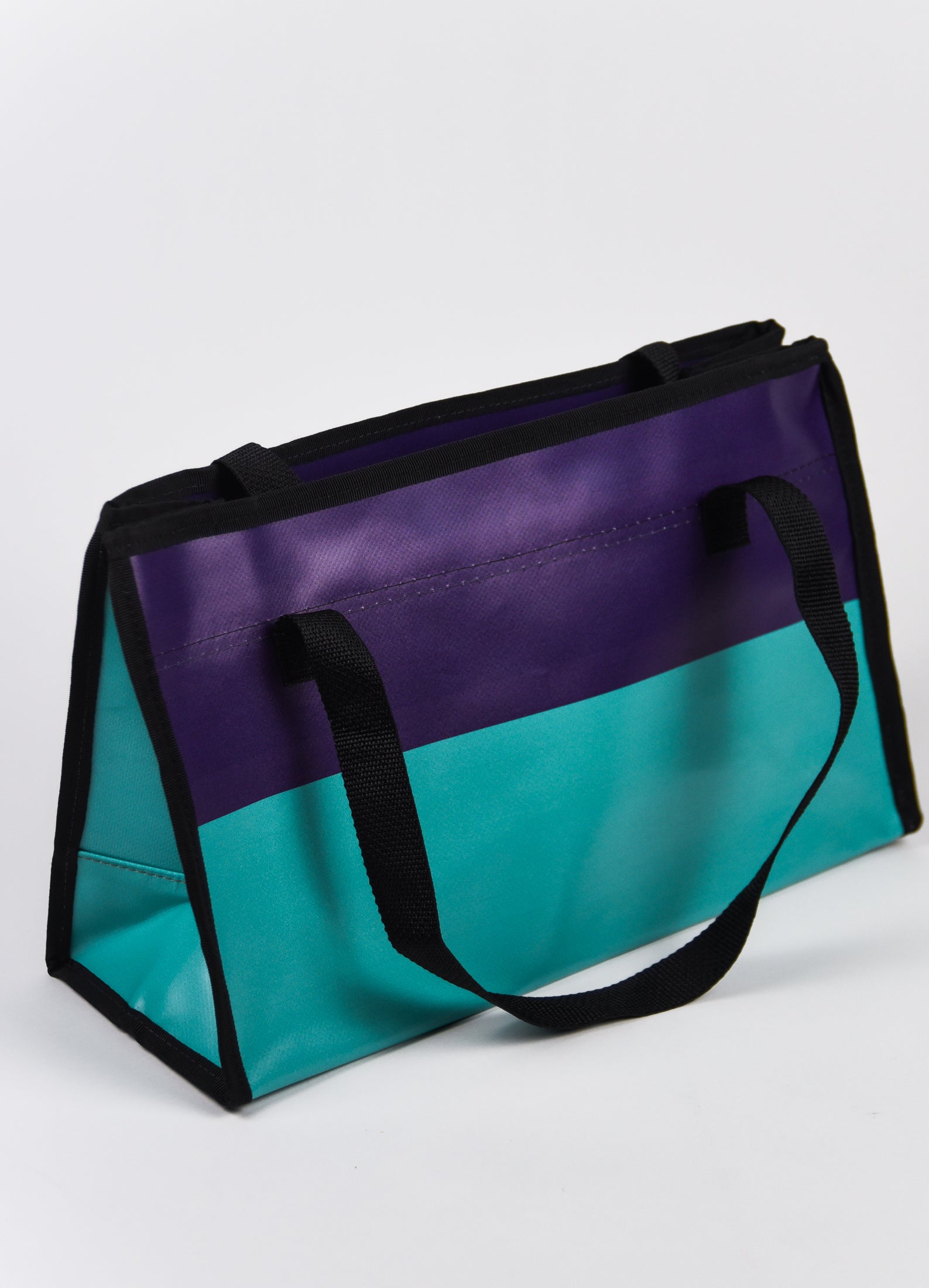 Repurposed Medium Banner Tote - Vinyl