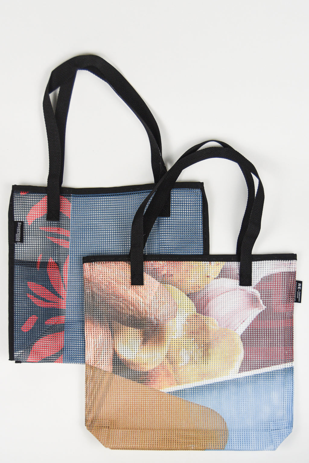 Repurposed All Purpose Banner Tote - Mesh