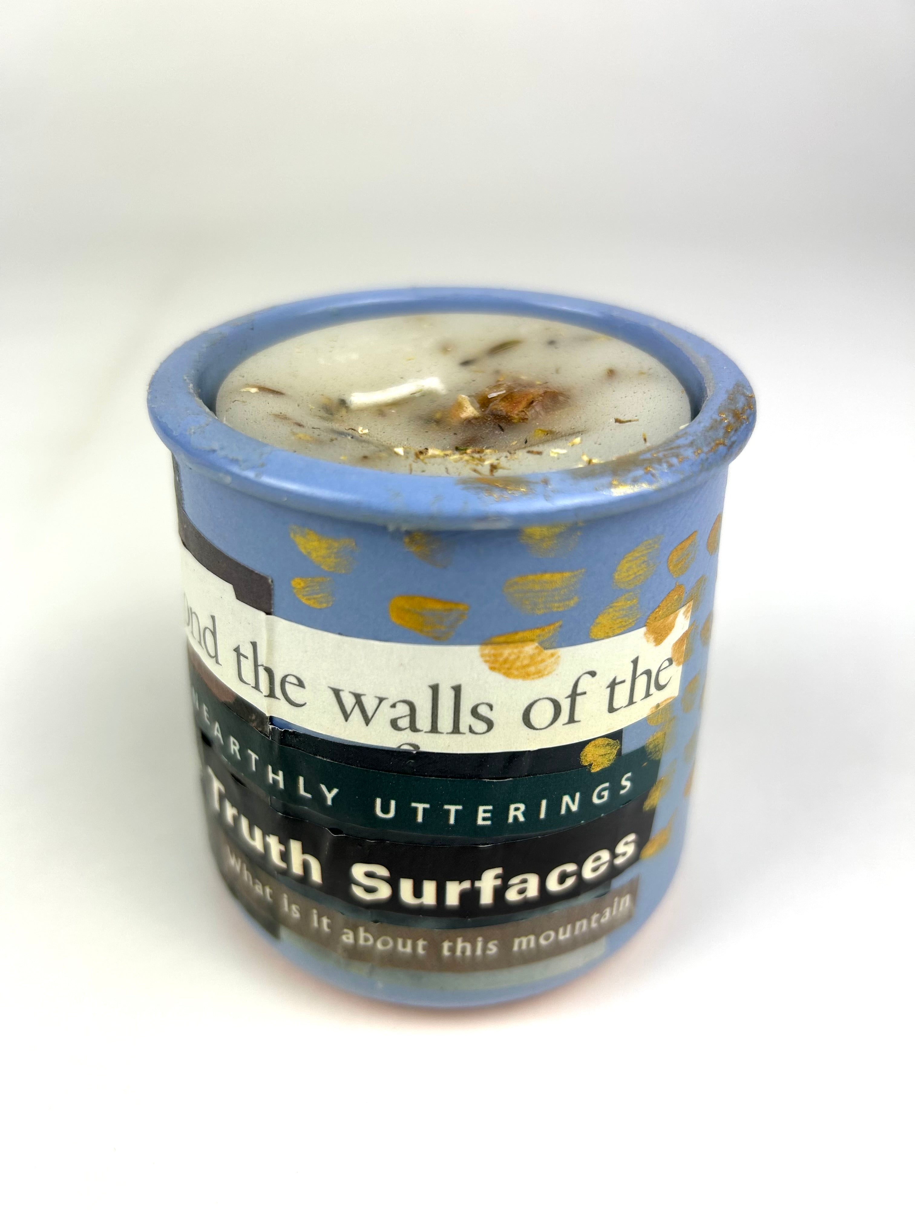 Constance Wilde Upcycled Collage Poetry Candle - Beyond the Walls