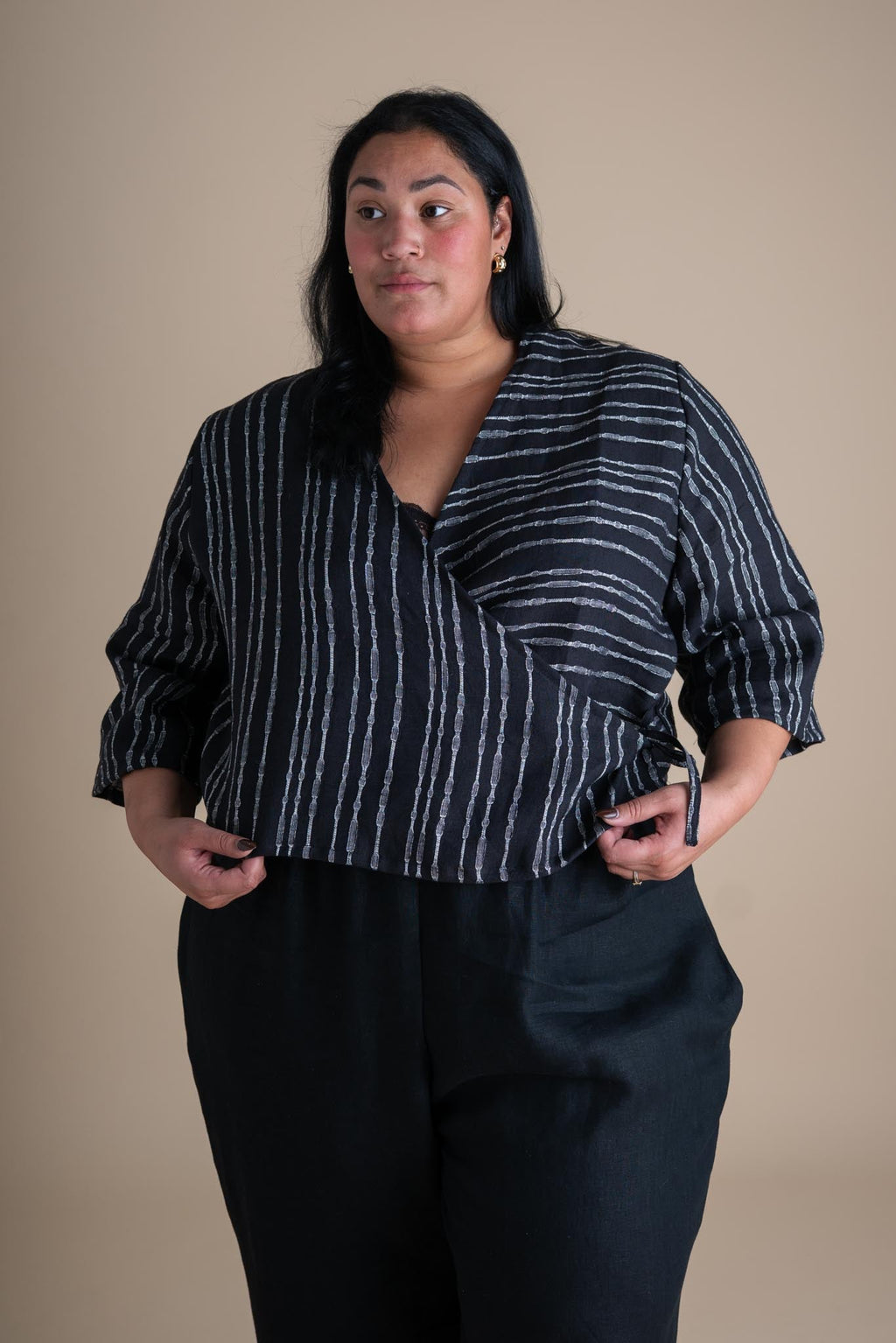 Artemis Top in Radio Stripe