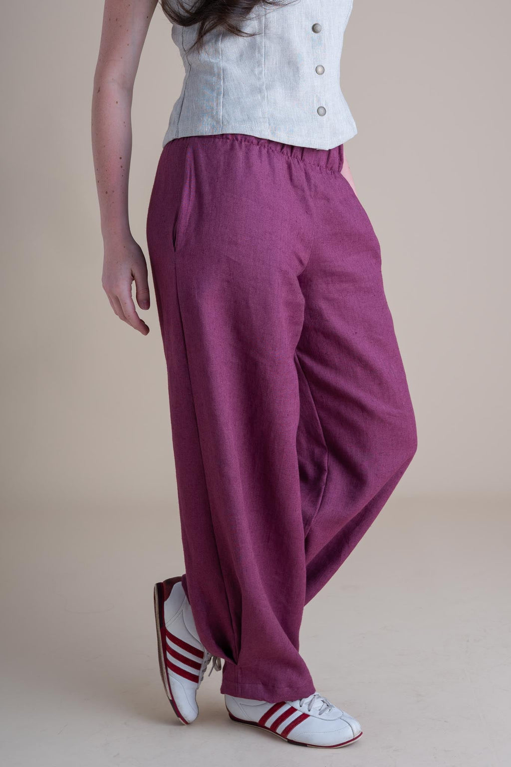 Crescent Moon Pants (Updated) in Orchid