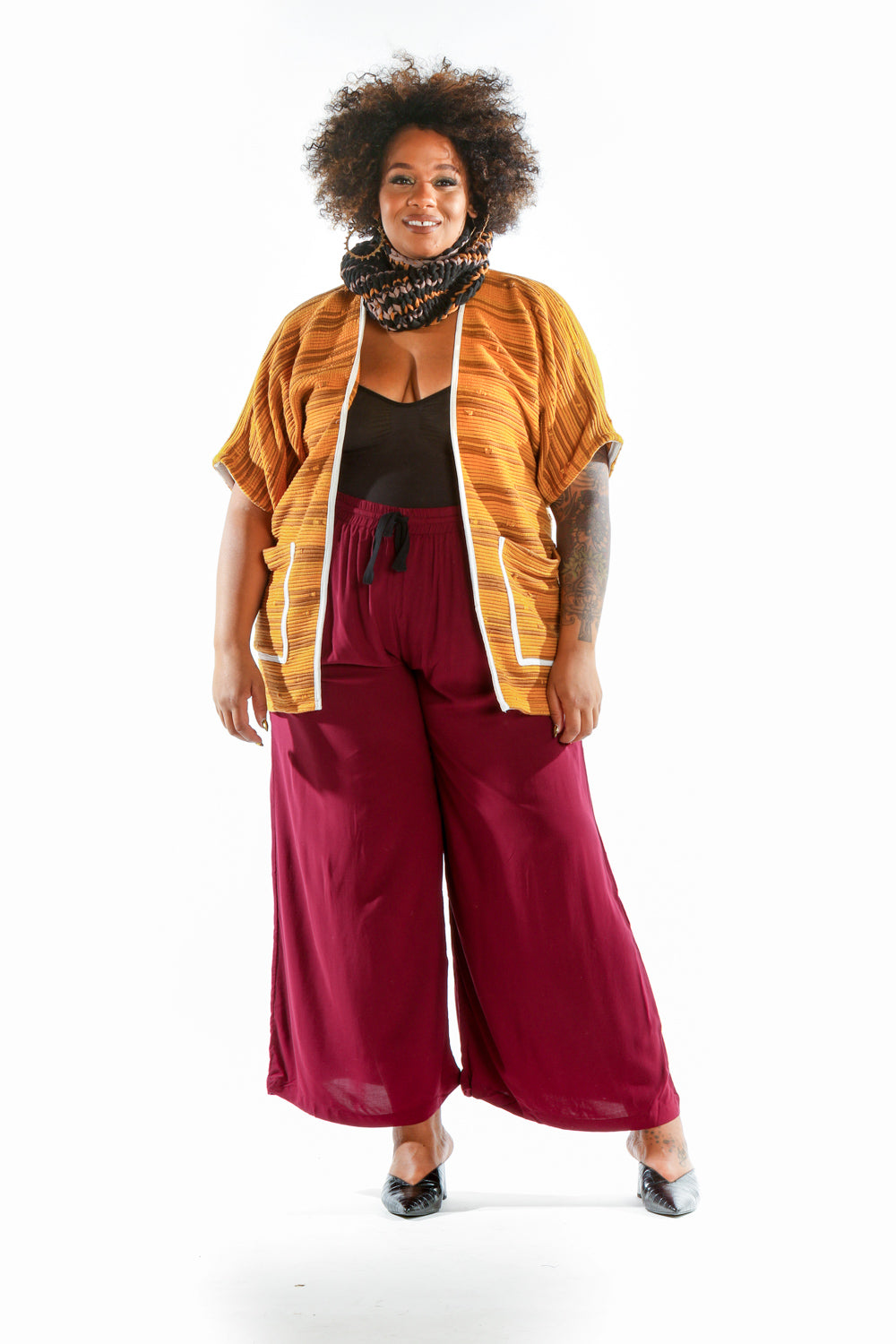 makara handwoven long jacket