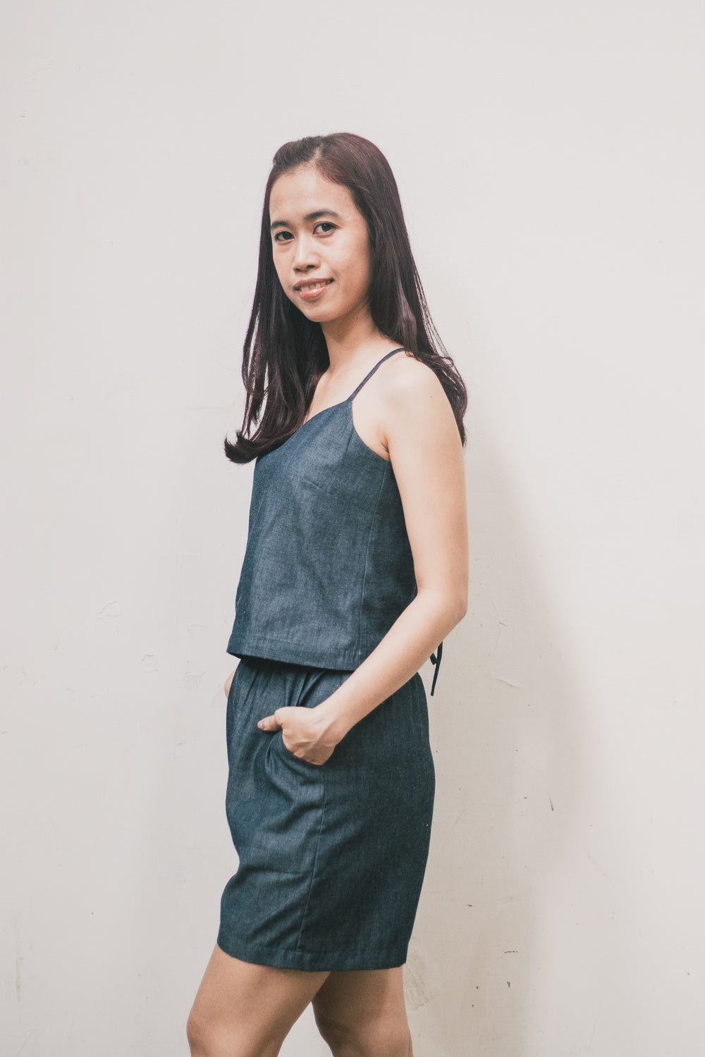 Ny Shorts - Denim Chambray