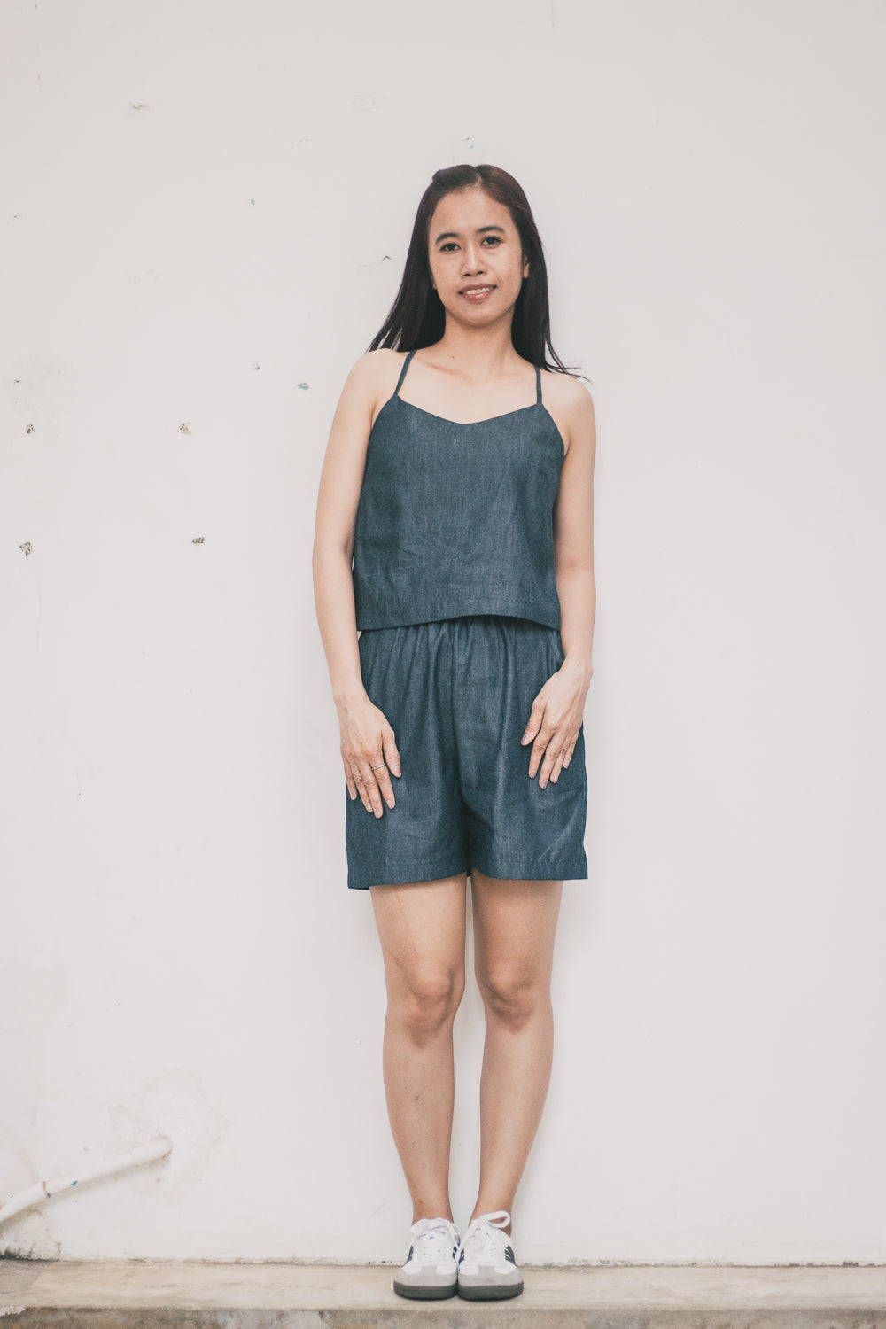 Ny Shorts - Denim Chambray