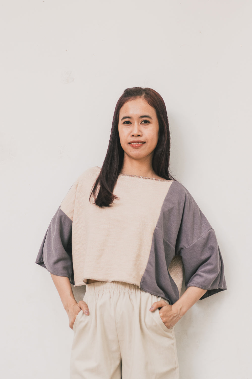 Shiloh Color Block Top Long Sleeve - KaTik