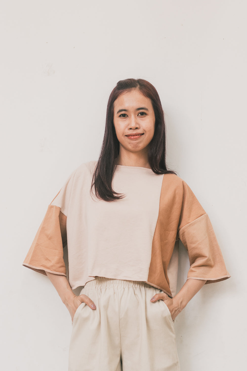 Shiloh Color Block Top Long Sleeve - KaTik