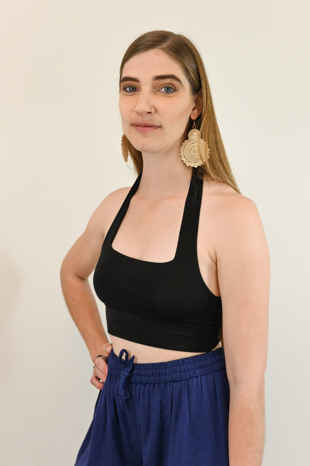 halter crop top