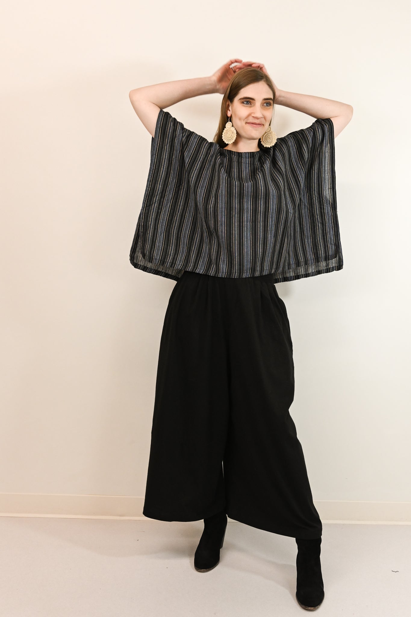 organic wide leg pants