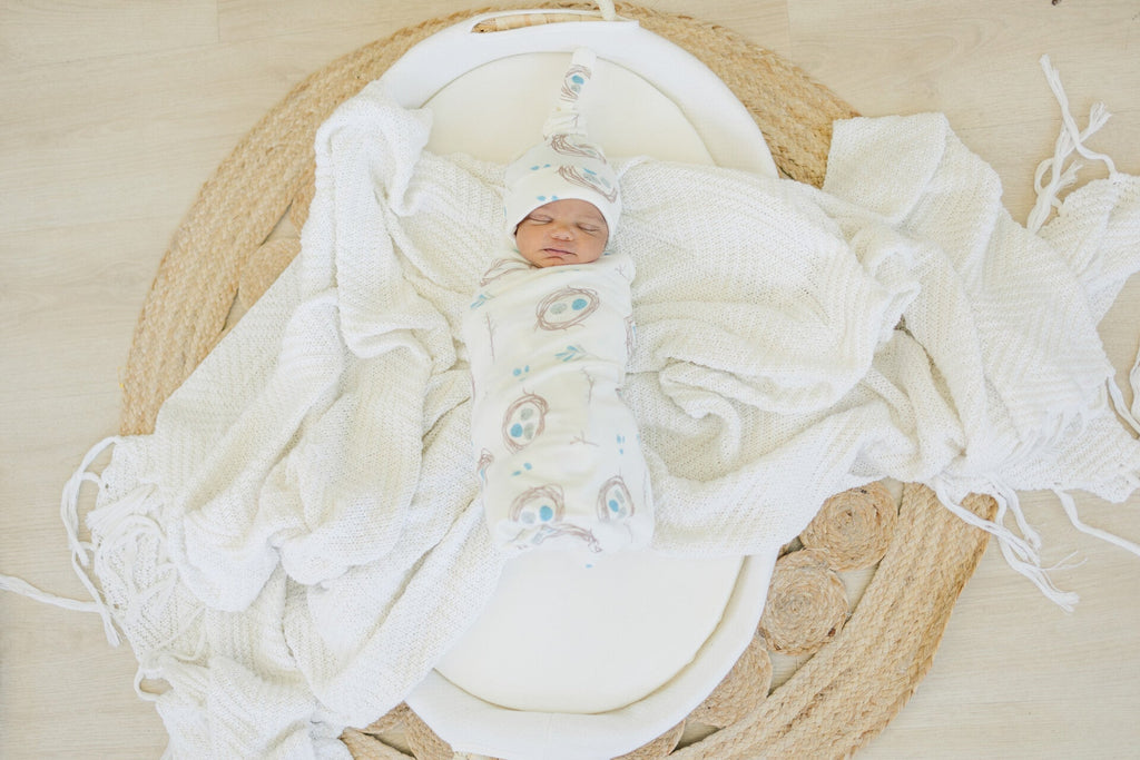 GOTS Certified Organic Cotton Blanket - Quail Nest