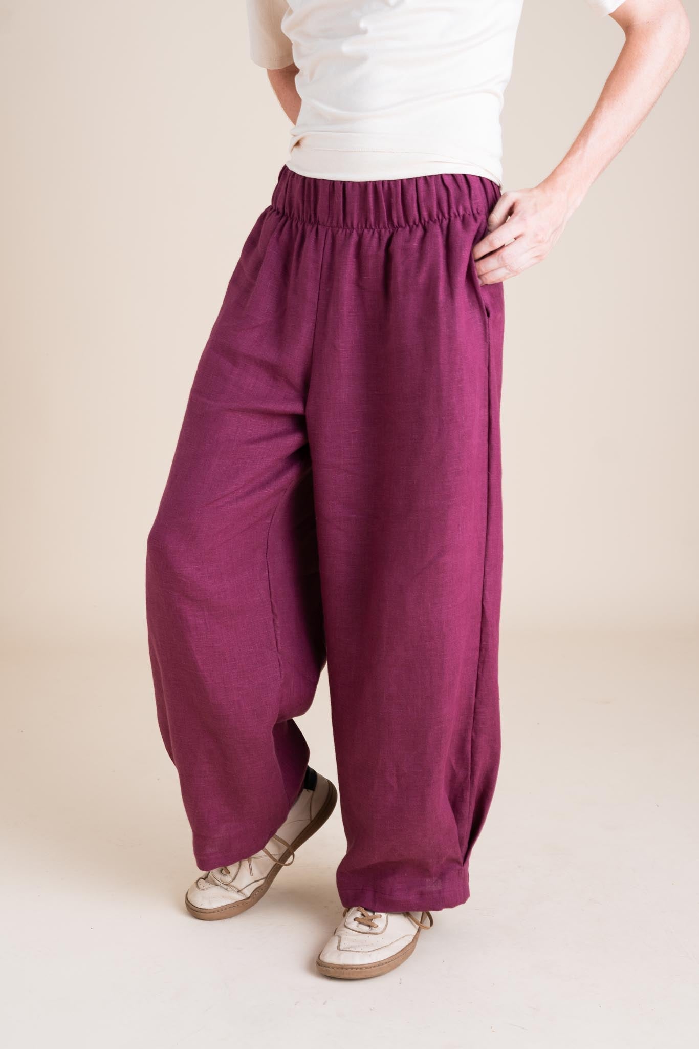 Crescent Moon Pants (Updated) in Orchid