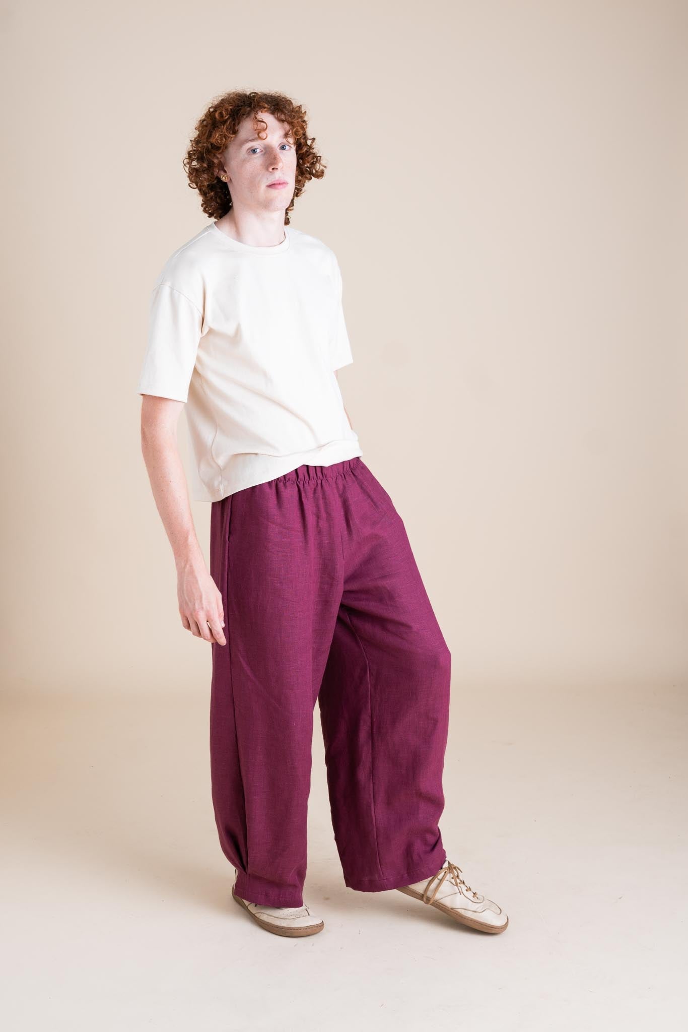 Crescent Moon Pants (Updated) in Orchid