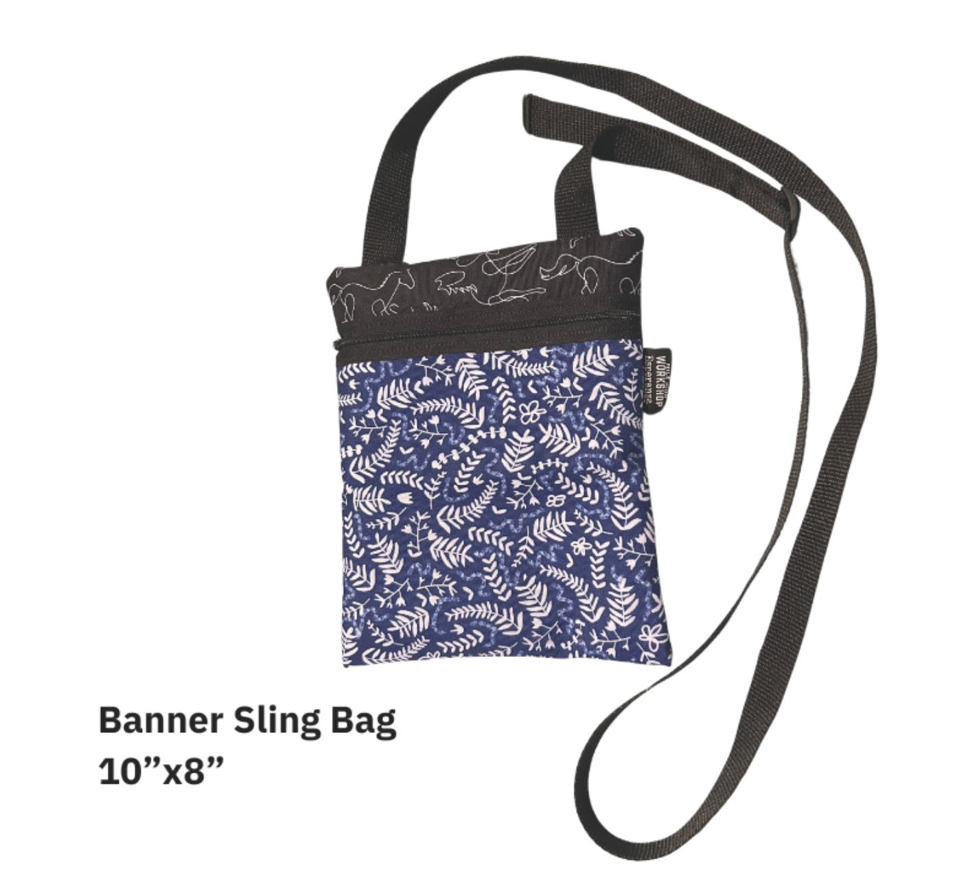 Repurposed Banner Sling Bag  - Vinyl