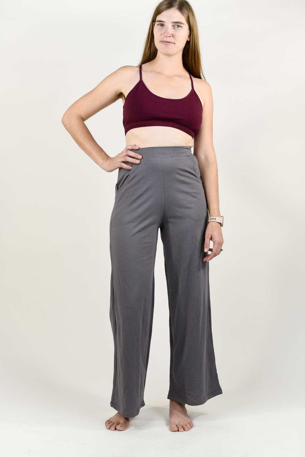 Flow Wide Leg Jersey Pants