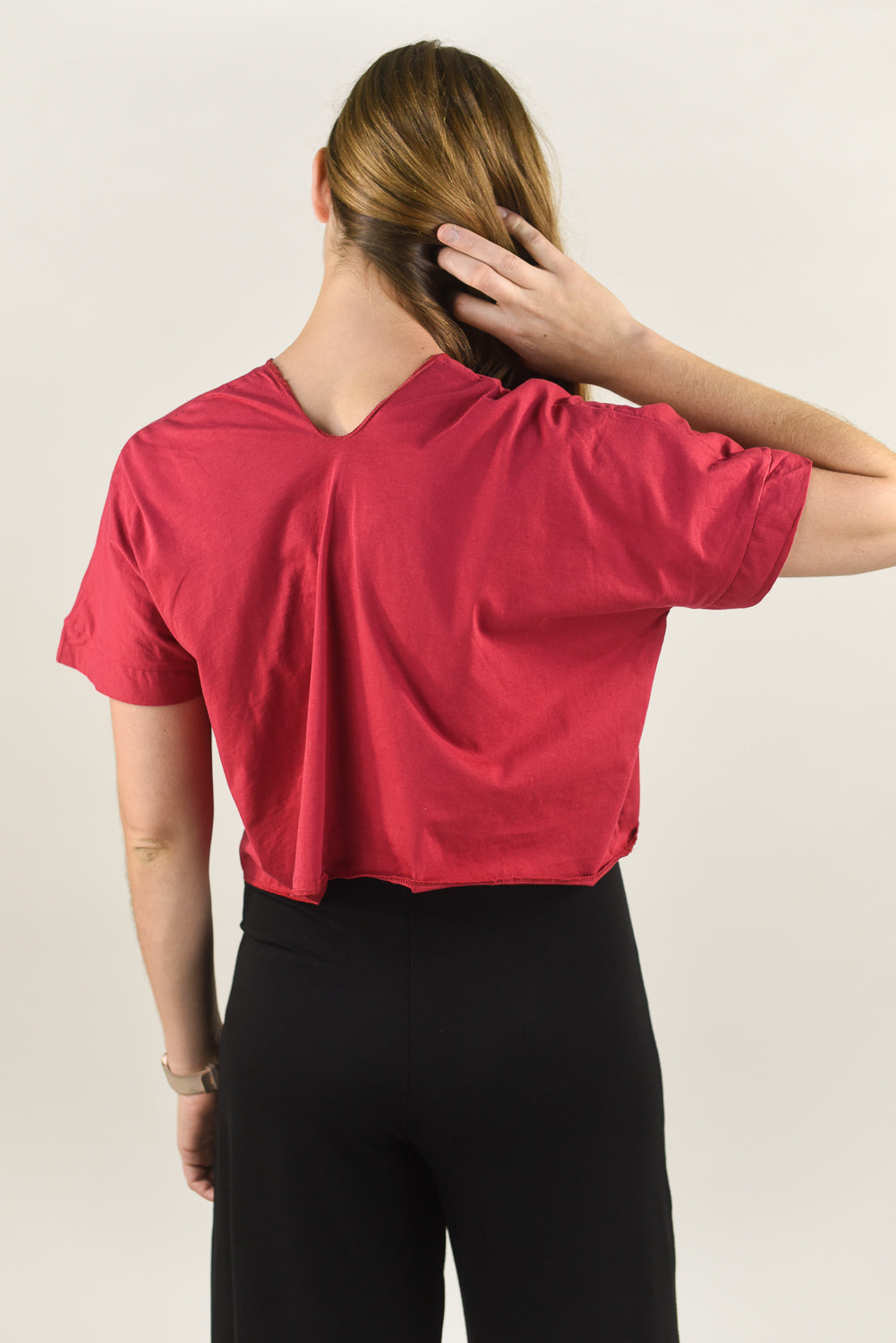 Relaxed Jersey V-Neck