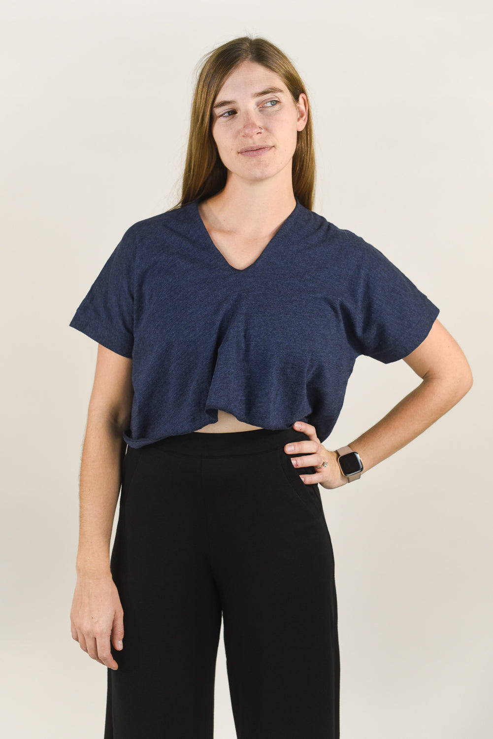 Relaxed Jersey V-Neck