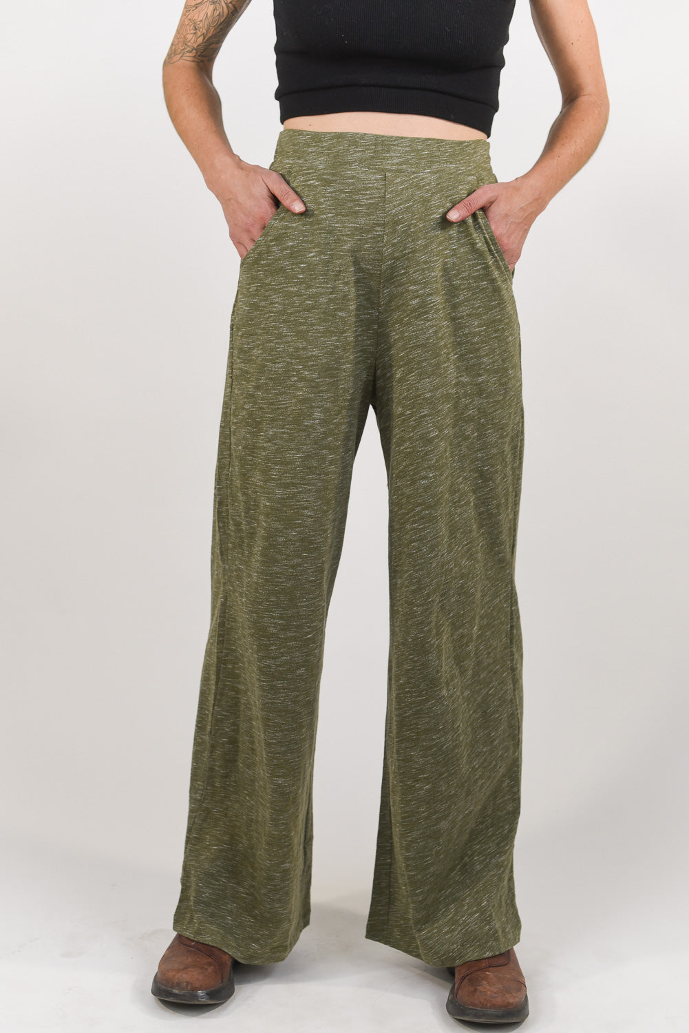 Flow Wide Leg Jersey Pants