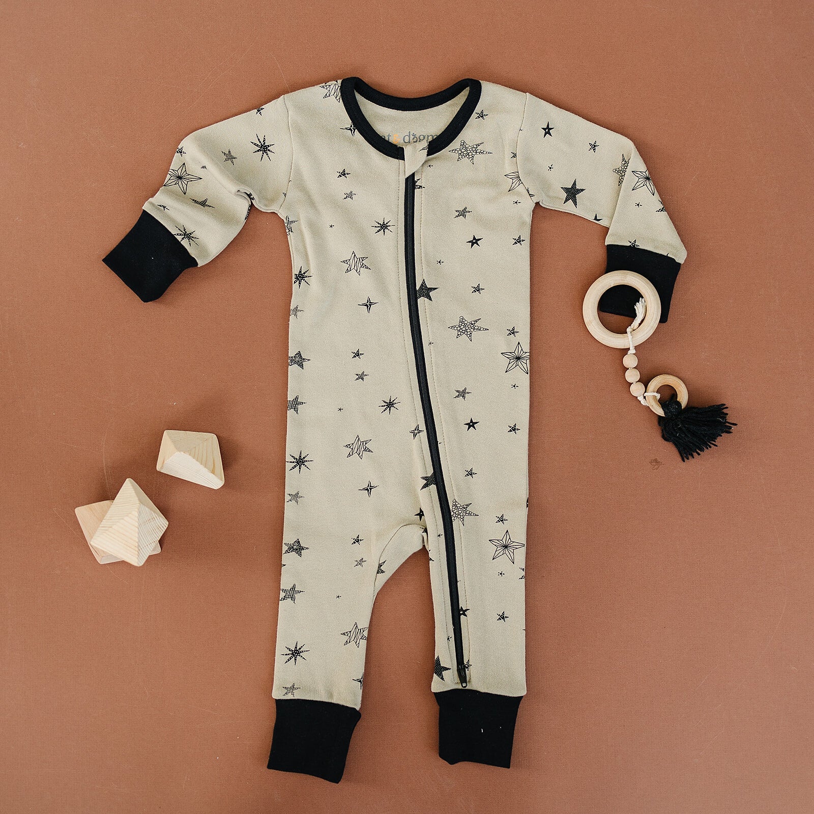 GOTS Certified Organic Cotton Zippy - Cosmic Star