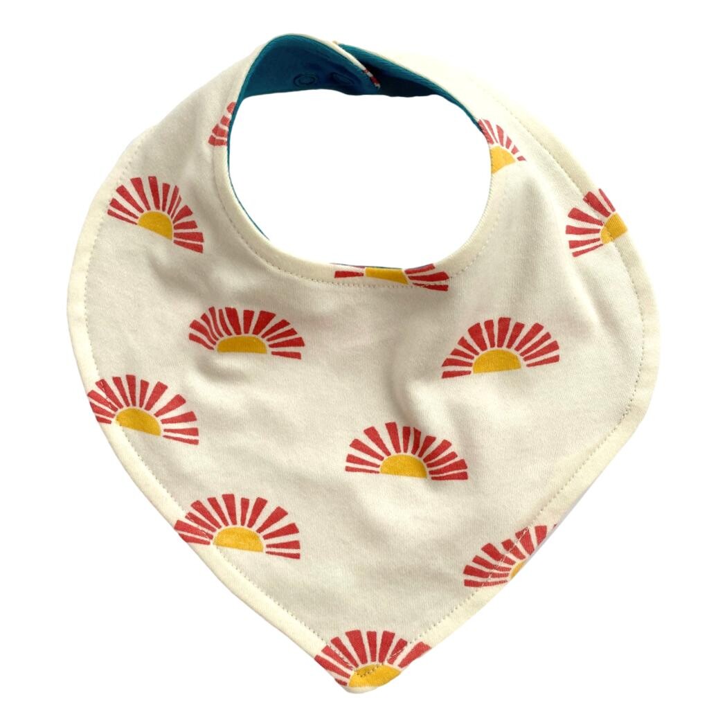 GOTS Certified Organic Cotton Bib - Sunrise