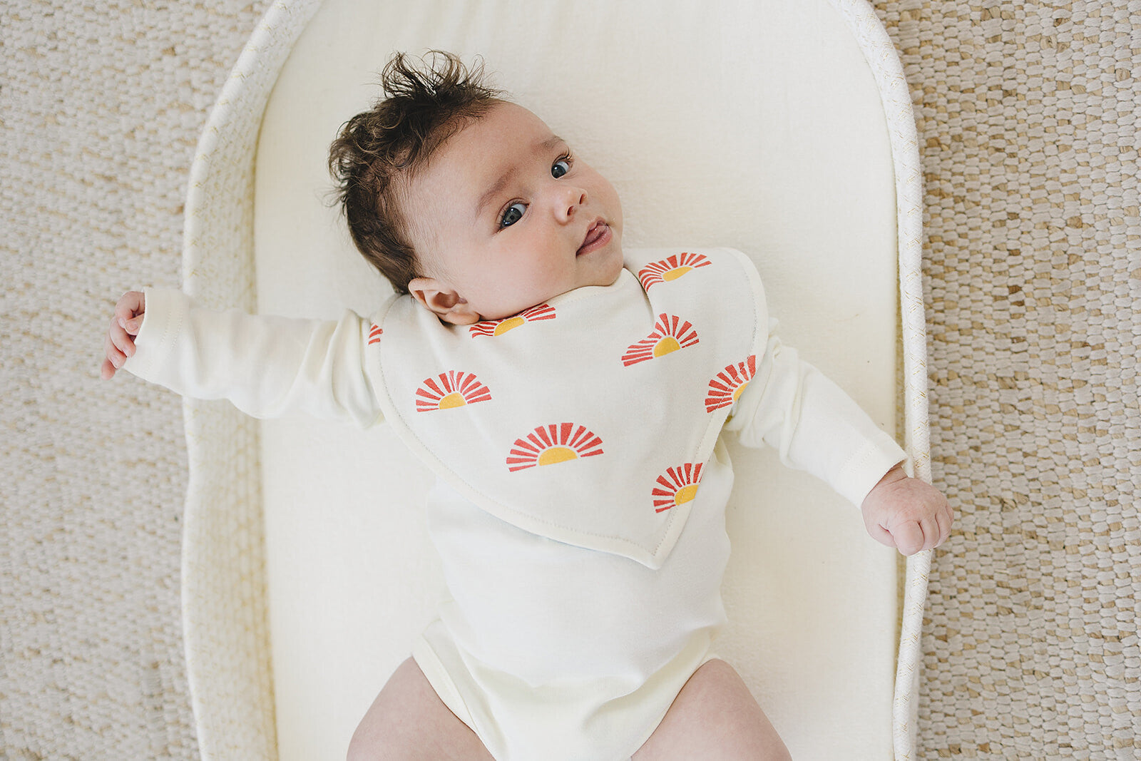 GOTS Certified Organic Cotton Bib - Sunrise