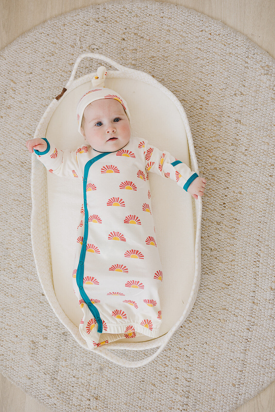 GOTS Certified Organic Cotton Hat - Sunrise