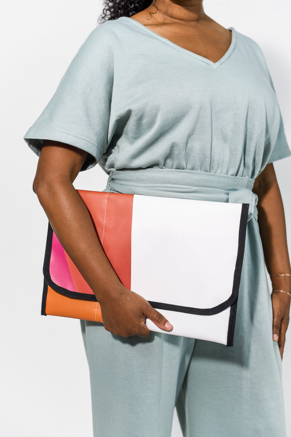 Repurposed Banner Laptop Sleeve - Fabric