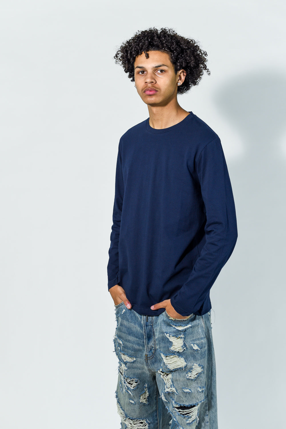 Relaxed Unisex Long Sleeve T