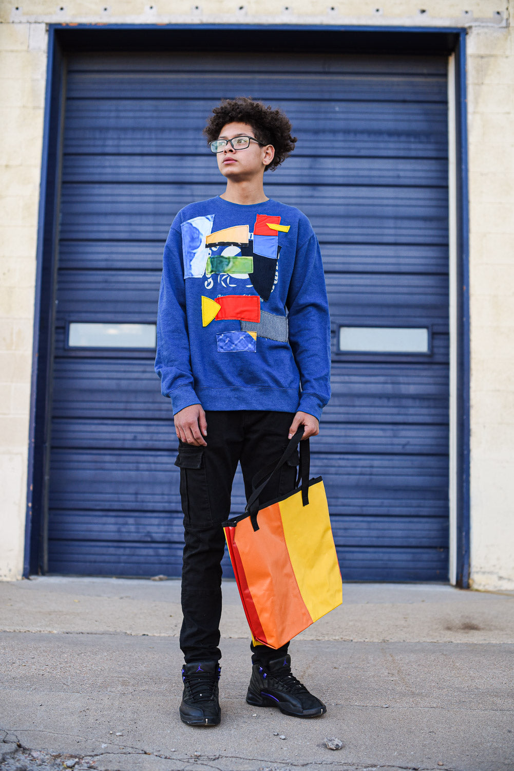 Unisex Modern Patchwork Sweatshirt - Constance Wilde