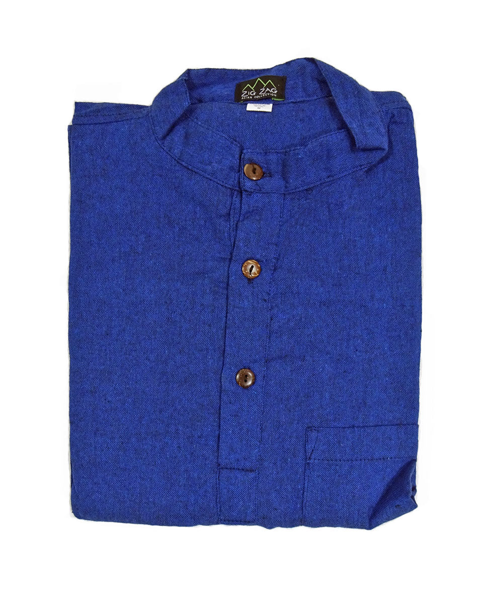 handwoven solid cotton kurta