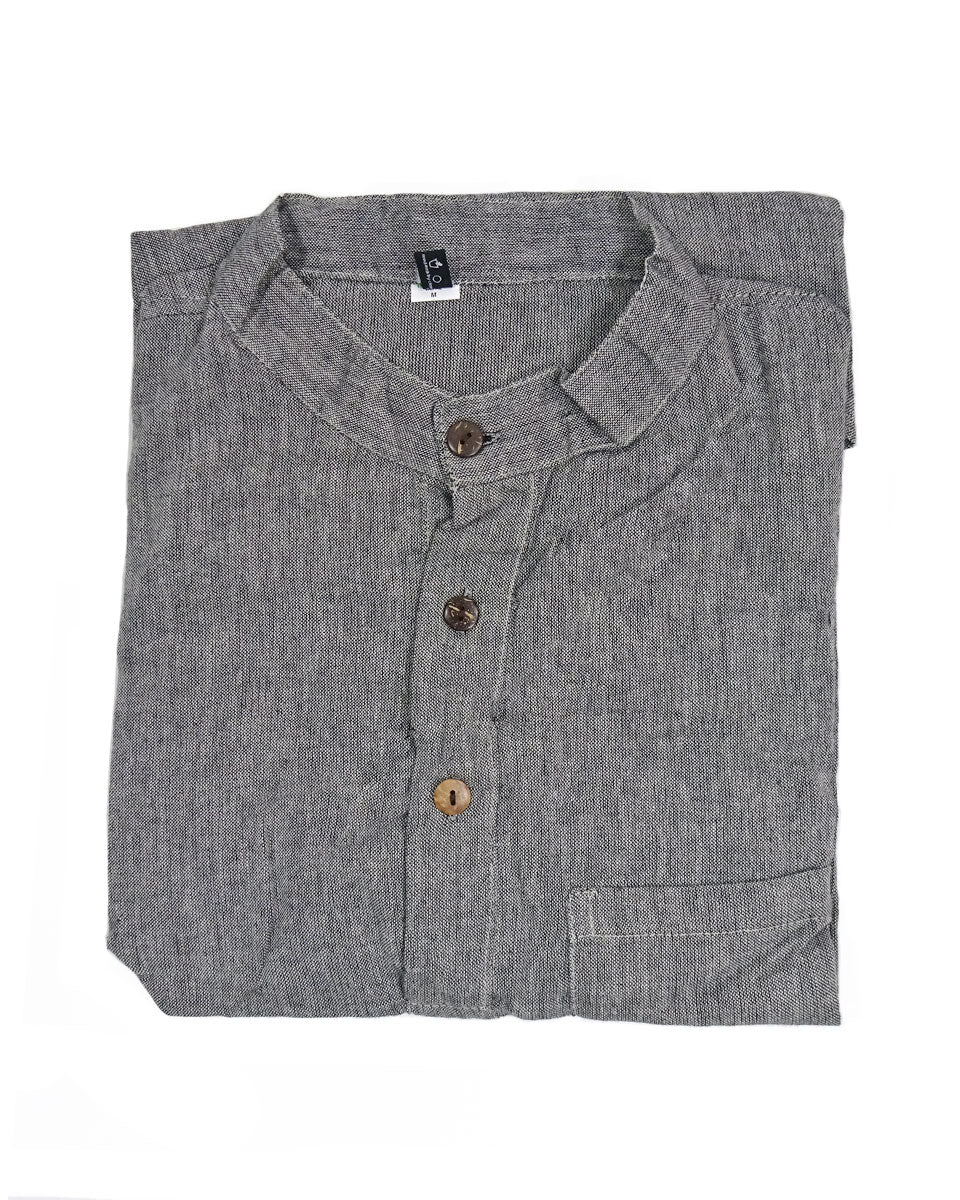 handwoven solid cotton kurta