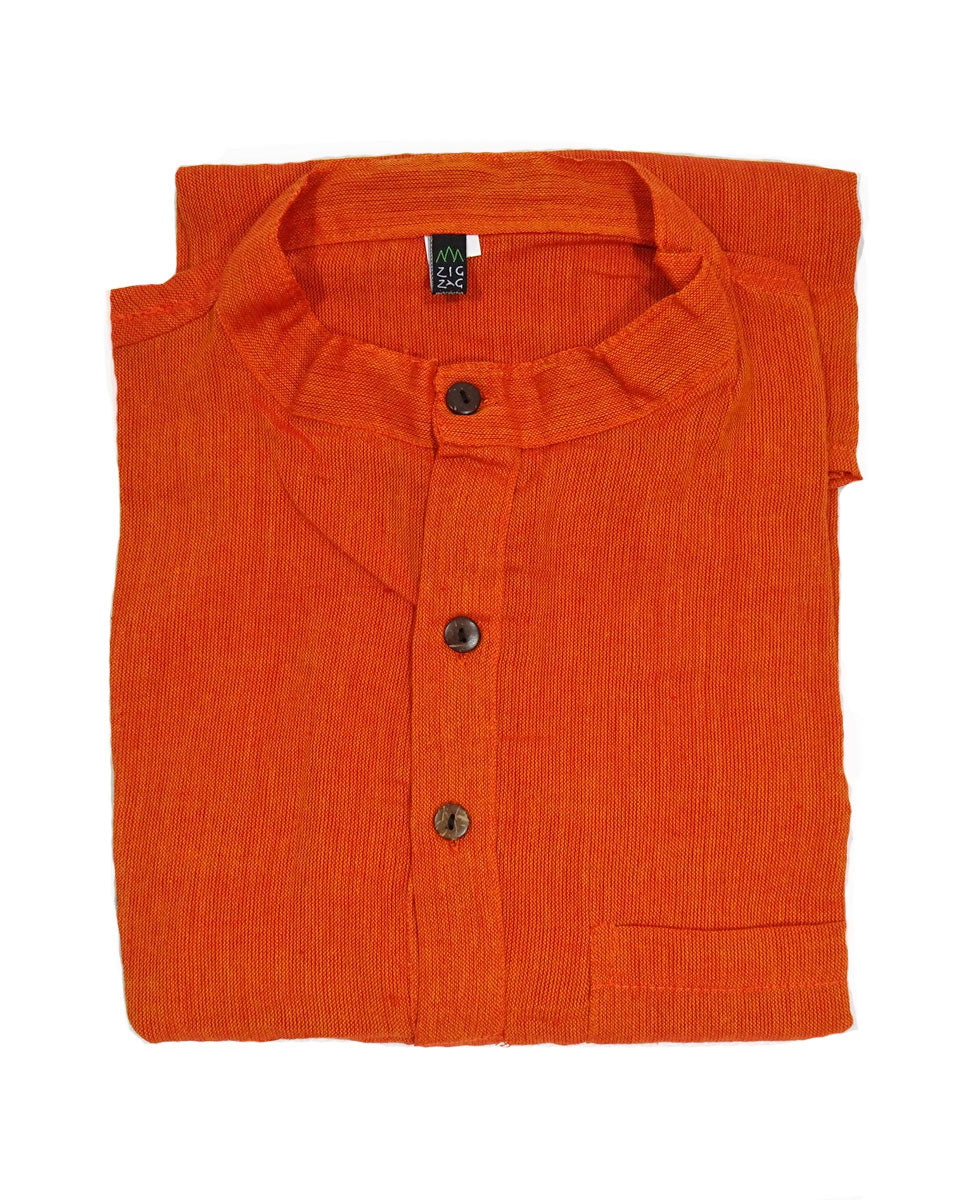 handwoven solid cotton kurta